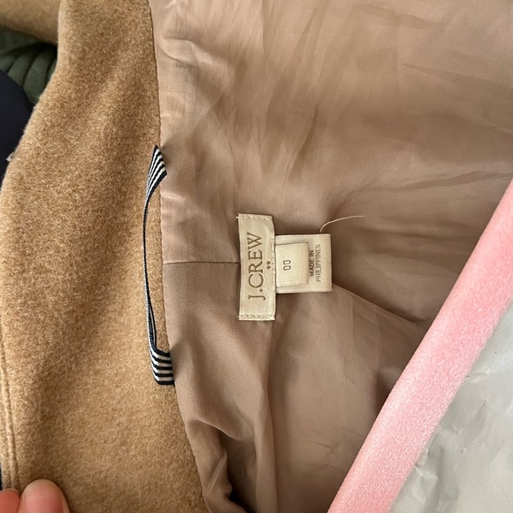 J Crew Peacoat Tan Size 00 (fits like an XS-S) - Picture 2 of 2
